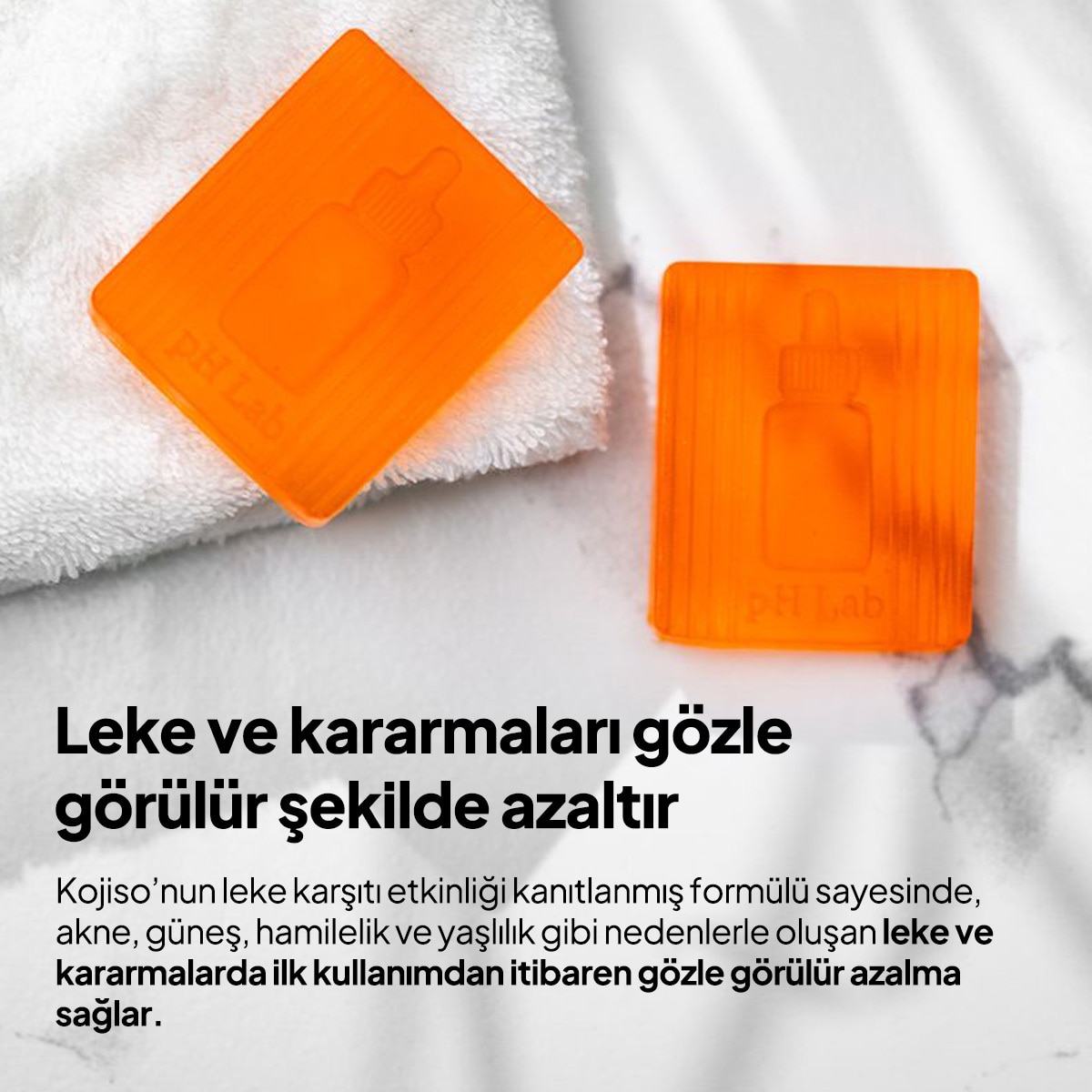  PH LAB PH LAB Ph Lab Kojiso Leke Karşıtı Temizleme Bar 50 ml  1 of 7 