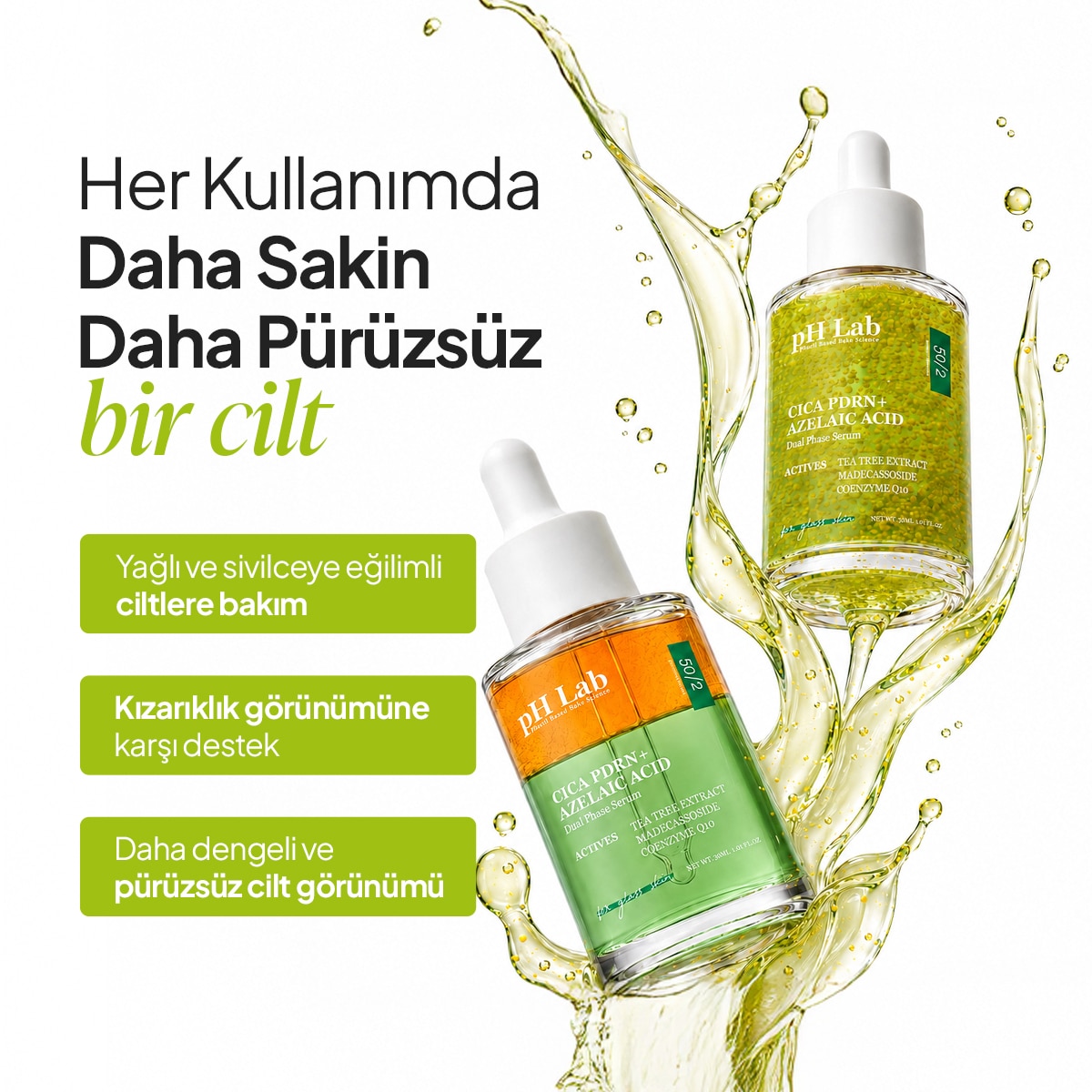 PH LAB Ph-Lab Cica + Azelaic Asit Çift Fazlı Serum 30 ml 1519770