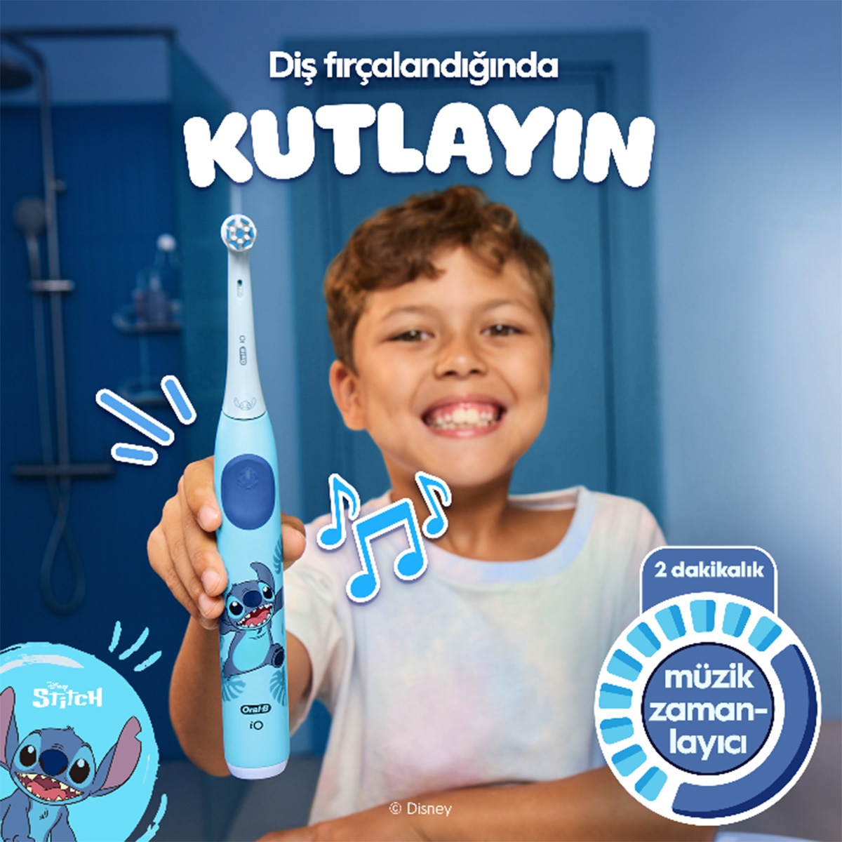  ORAL-B EXC. ORAL-B EXC. Oral-B iO Stitch Çocuk Diş Fırçası  1 of 6 