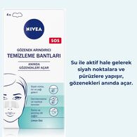NIVEA VISAGE NIVEA VISAGE Nivea Siyah Nokta ve Gözenek Temizleyici T-Bölgesi Bant 4 Adet 1 of 7