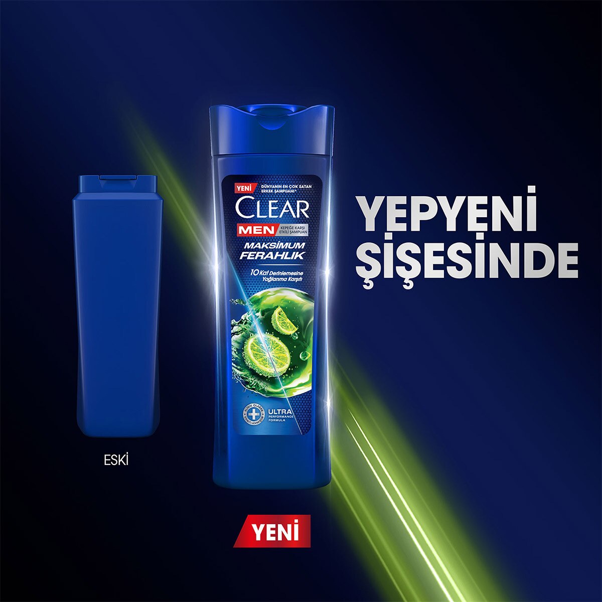 CLEAR CLEAR Clear Men Kepeğe Karşı Etkili Şampuan Maksimum Ferahlık 350 ml 1 of 11
