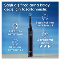 Oral-B İO2 2'li Şarjlı Diş Fırçası + 3 Yedek Başlık Hediye Set