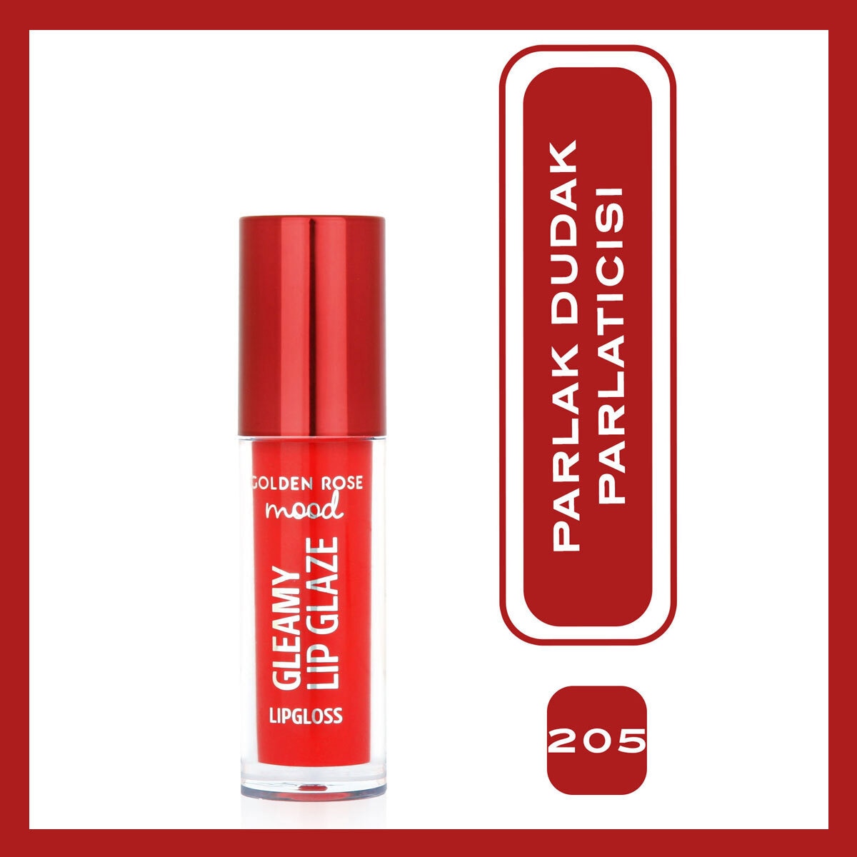 GOLDEN ROSE GOLDEN ROSE Golden Rose Mood Gleamy Dudak Parlatıcısı No: 205 Cherry Pop 1 of 3