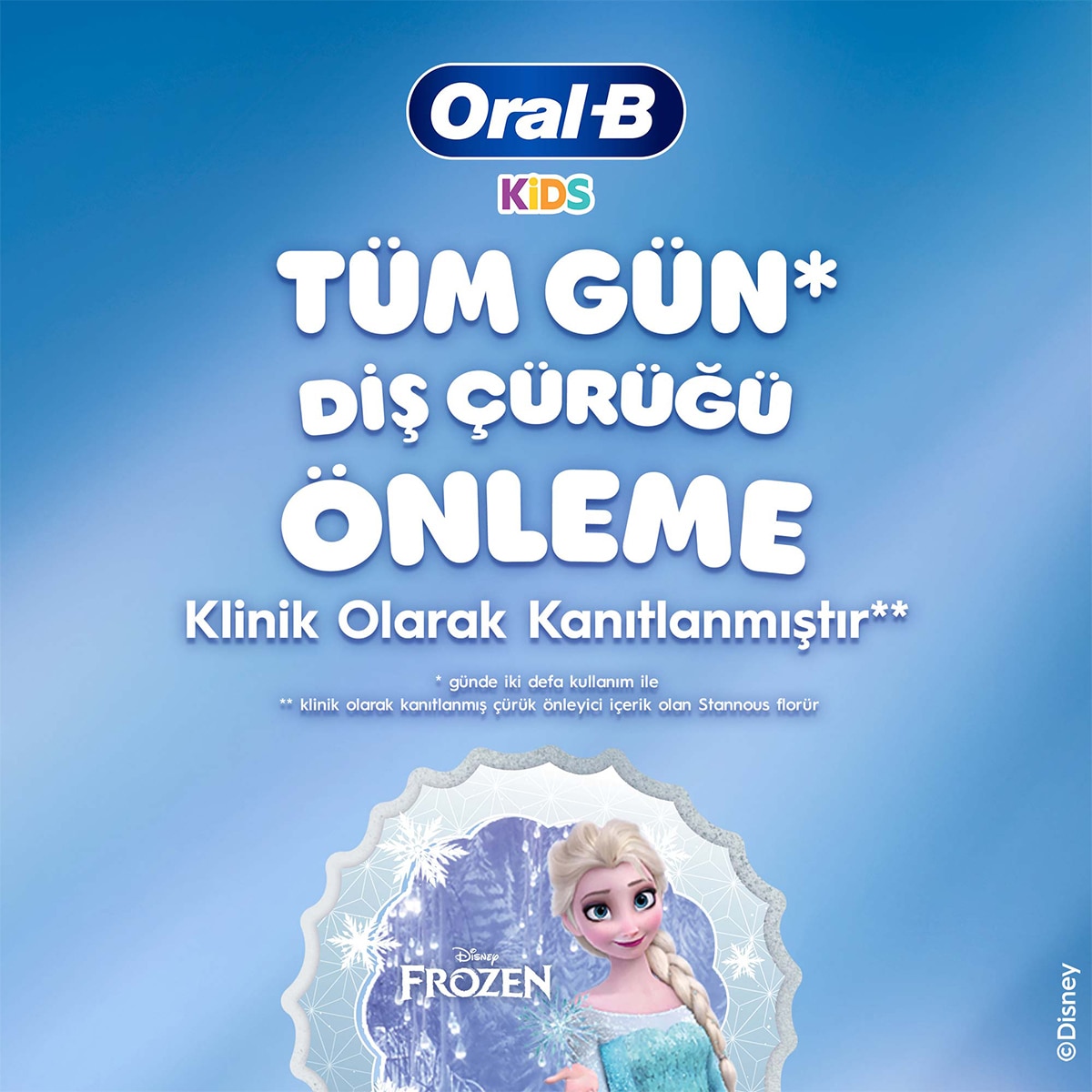 ORAL-B ORAL-B Oral-B Çocuk Diş Macunu Frozen 30 ml 1 of 12