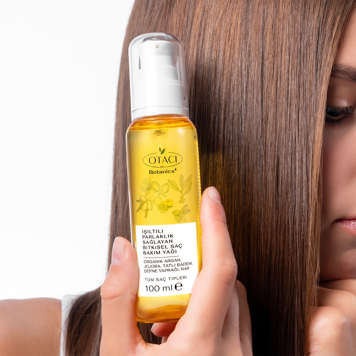 OTACI Otacı Botanics+ Işıltılı Parlaklık Saç Yağı 100 ml 1481564