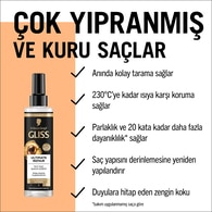 Gliss Ultimate Repair Güçlendirici Sıvı Saç Kremi Sıvı Keratin ve Siyah İnci Özü ile 200 ml