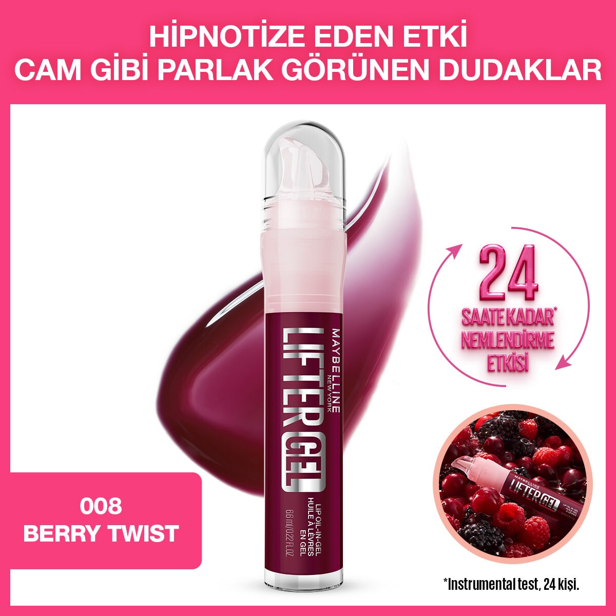 MAYBELLINE MAYBELLINE MAYBELLINE LIFTER JEL DUDAK PARLATICISI 008 1 of 12