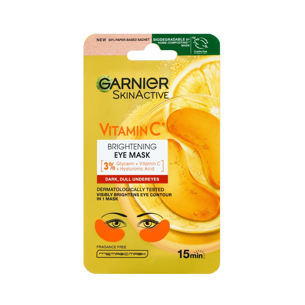 GARNIER GARNIER Garnier C Vitamini Parlak Aydınlatıcı Göz Maskesi 5 gr 1 of 2