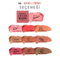 Pastel Cream Blush Krem Allık 41 Dazzling