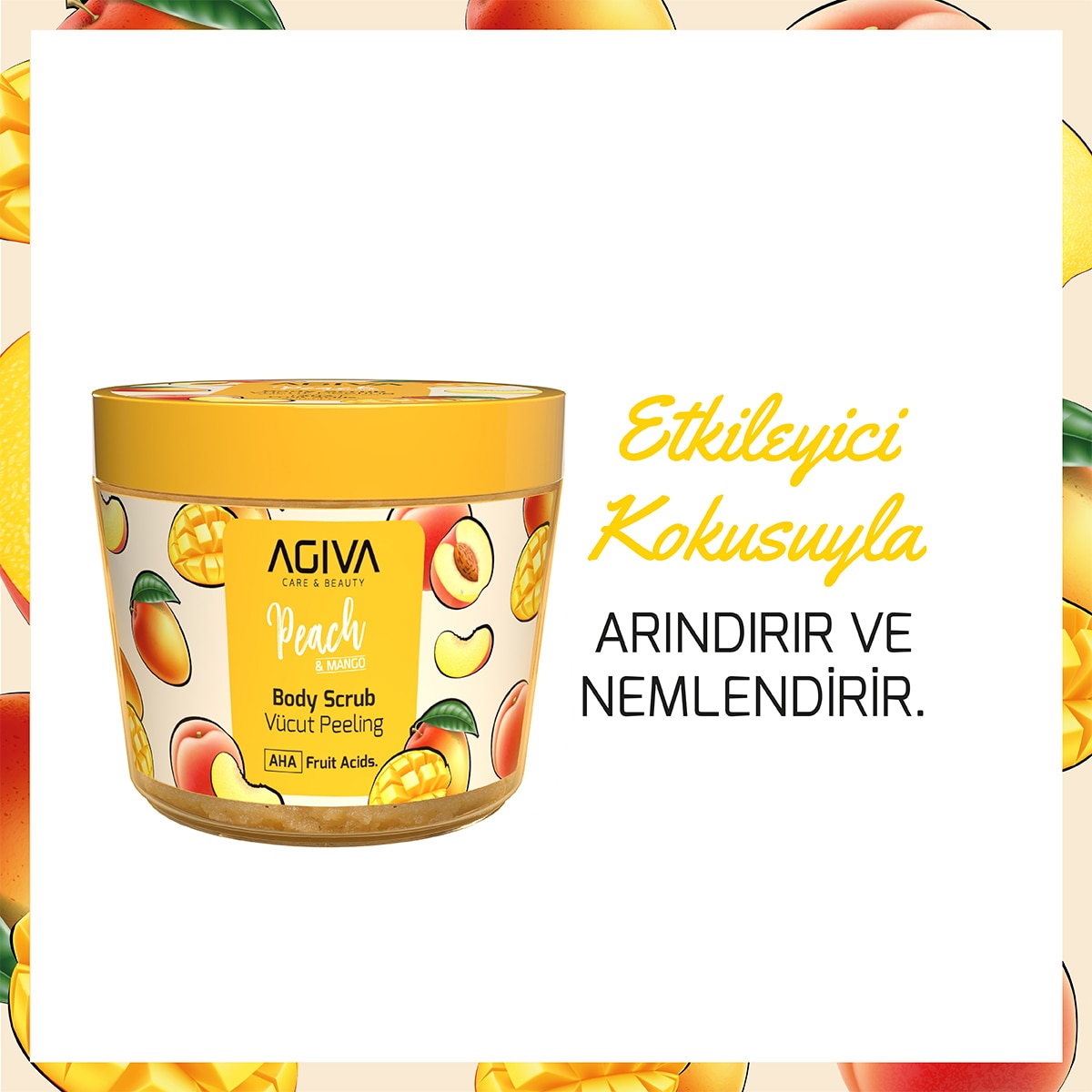 AGİVA EXC. AGİVA EXC. AGİVA AHA MANGO ŞEFTALİ VCT PEELING 300ML 1 of 3
