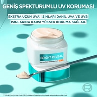 L'Oreal Paris Bright Reveal Koyu Leke Karşıtı Cilt Tonu Eşitleyici Spf50+ Nemlendirici Krem Niasinamid 50 ml