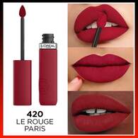 L'Oreal Paris Infaillible Matte Resist Likit Ruj 420 Le Rouge Paris