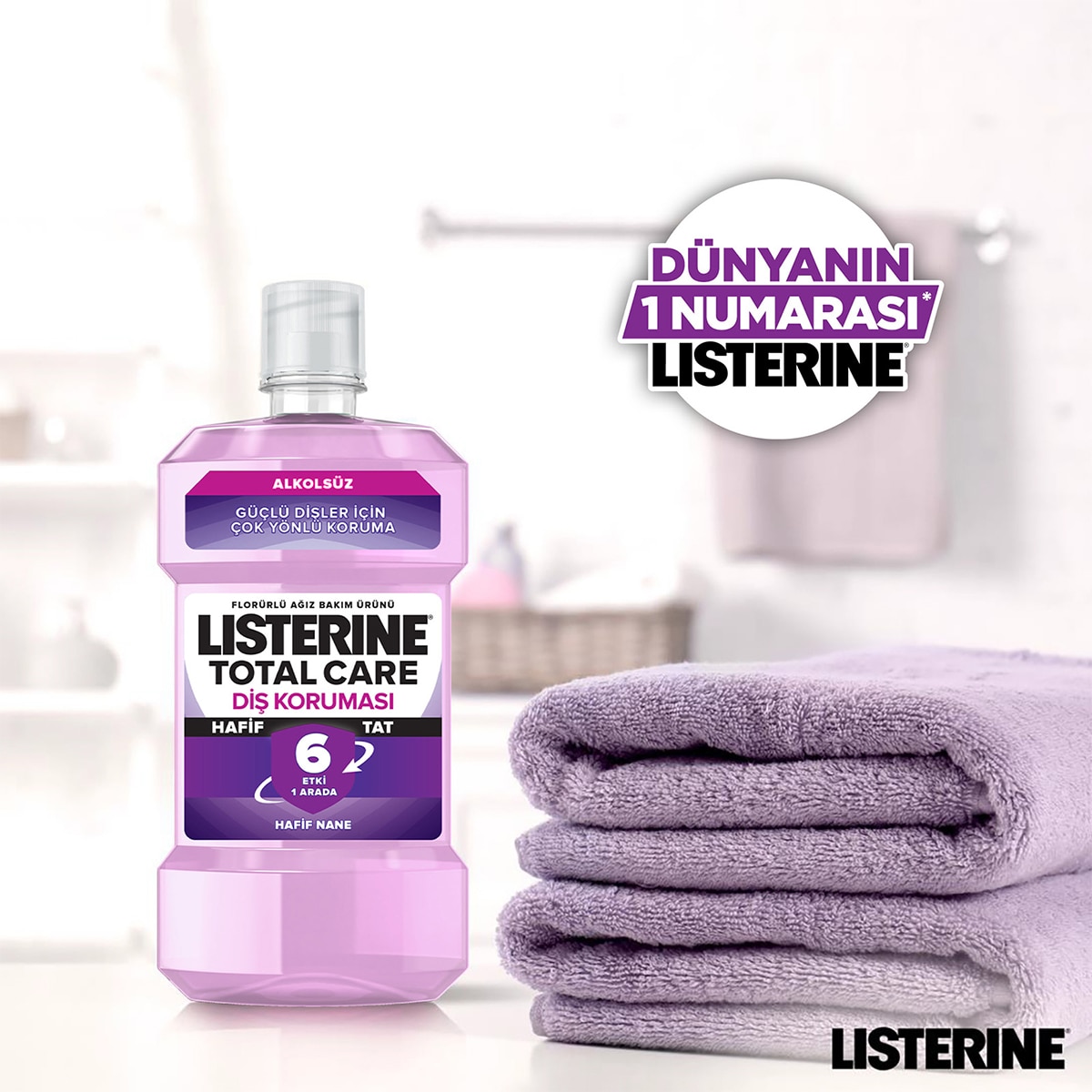  LISTERINE LISTERINE Listerine 6 Etki 1 Arada Zero Ağız Suyu 500 ml  1 of 5 
