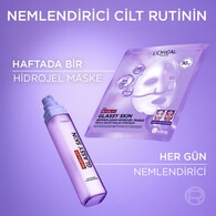  LOREAL PARIS LOREAL PARIS L’Oreal Paris Revitalift Glassy Skin Cam Cilt Görünümü Etkili Nemle Parlaklık Veren Şeffaflaşan Hidrojel Yüz Maskesi  1 of 7 