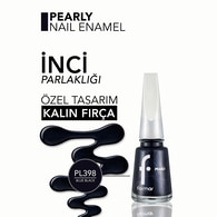  FLORMAR FLORMAR Flormar Pearly Oje No: 398 Blue Black  1 of 5 