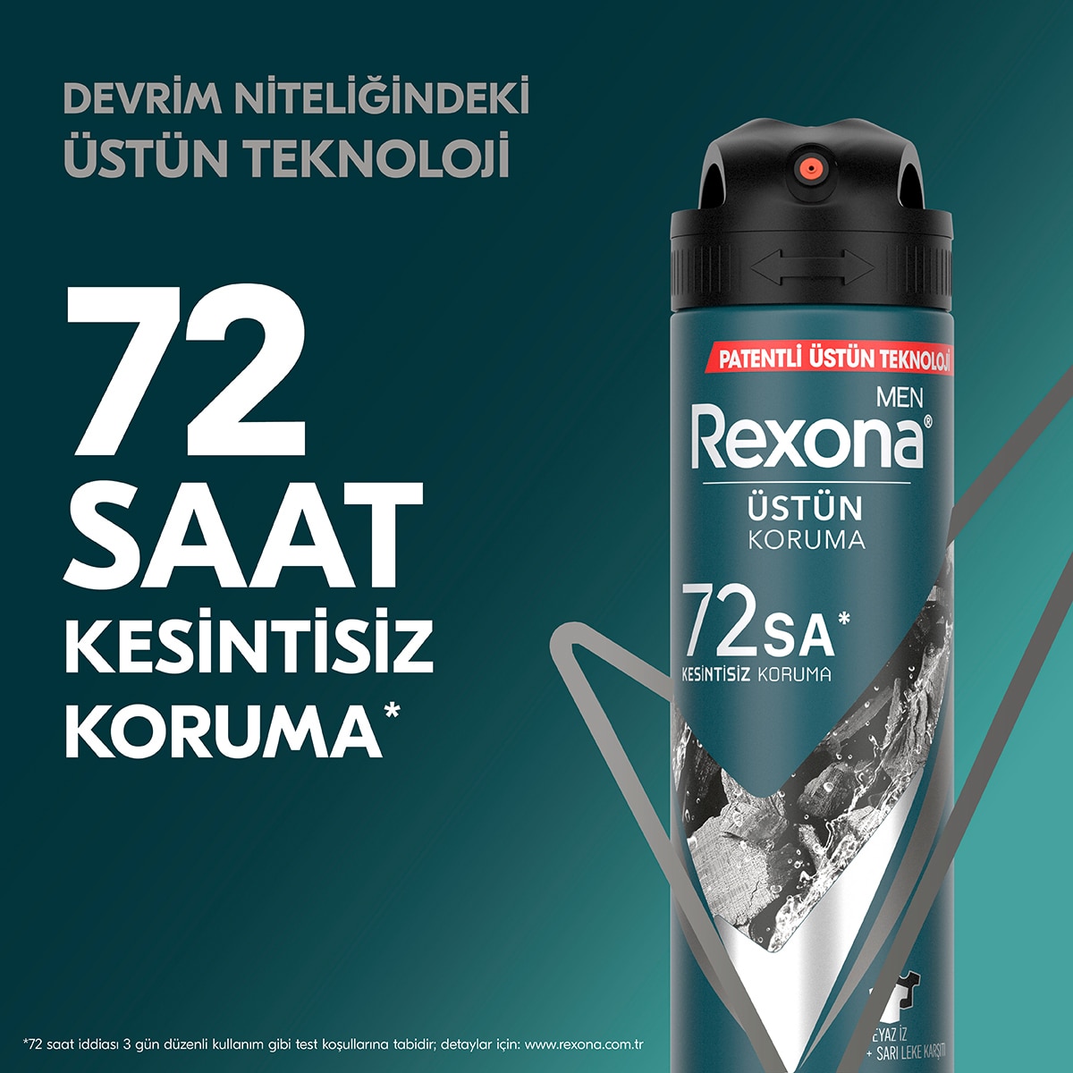  REXONA REXONA Rexona Men Erkek Sprey Deodorant Kömür Detox 72 Saat Kesintisiz Üstün Koruma 150 ml  1 of 9 