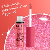 NYX Professional Makeup Butter Gloss Bling Işıltılı Dudak Parlatıcısı 05 She Got Money