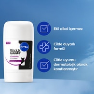  NIVEA DEO NIVEA DEO Nivea Deodorant Stick Black & White Authentic Kadın 50 ml  1 of 7 