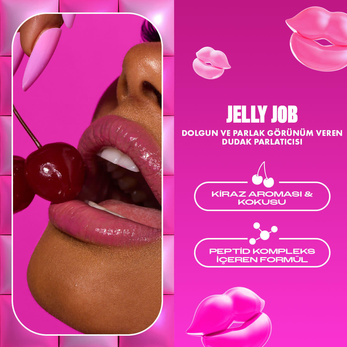  NYX NYX Nyx Professional Makeup Jelly Job Dudak Parlatıcısı Jelly Filled  1 of 8 