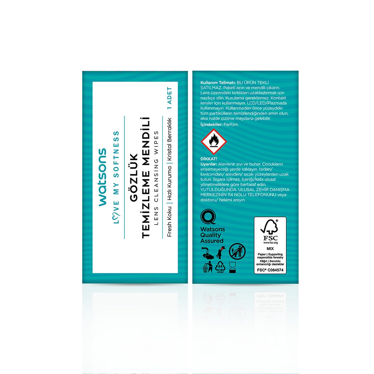 WATSONS WATSONS Watsons Gözlük Temizleme Mendili 52 Adet 1 of 3