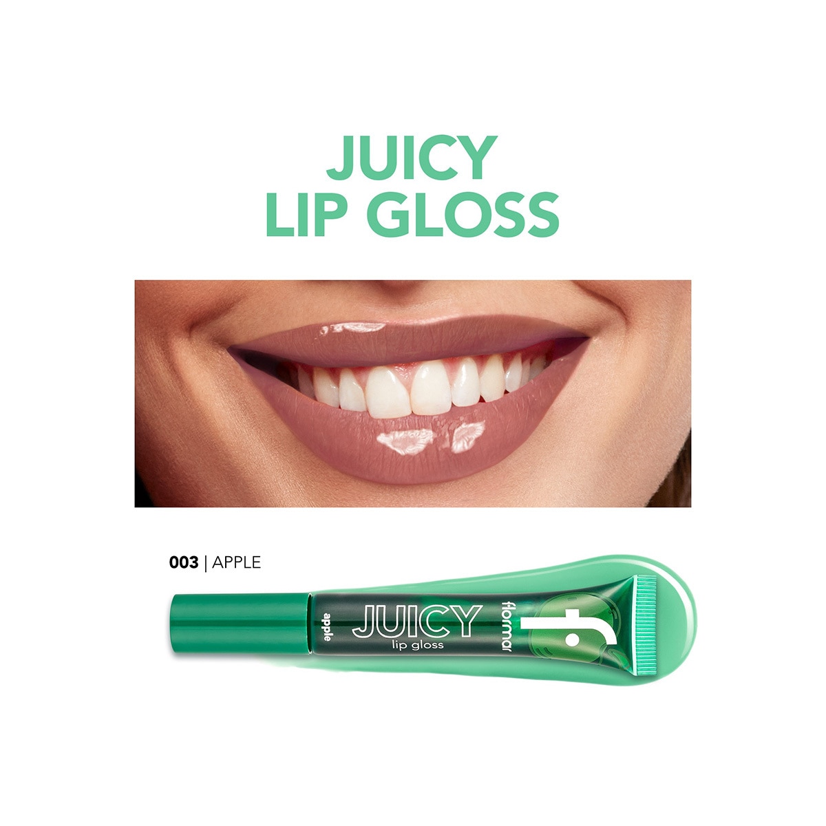  FLORMAR FLORMAR Flormar Juicy Lip Gloss 003 Apple  1 of 8 