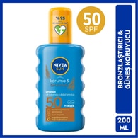 NIVEA SUN NIVEA SUN Nivea Sun SPF50 Güneş Koruyucu & Bronzluk Güneş Kremi 200 ml Sprey
