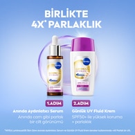  NIVEA VISAGE NIVEA VISAGE Nivea Skin Glow Aydınlatıcı UV Fluid Krem SPF50 40 ml  1 of 10 