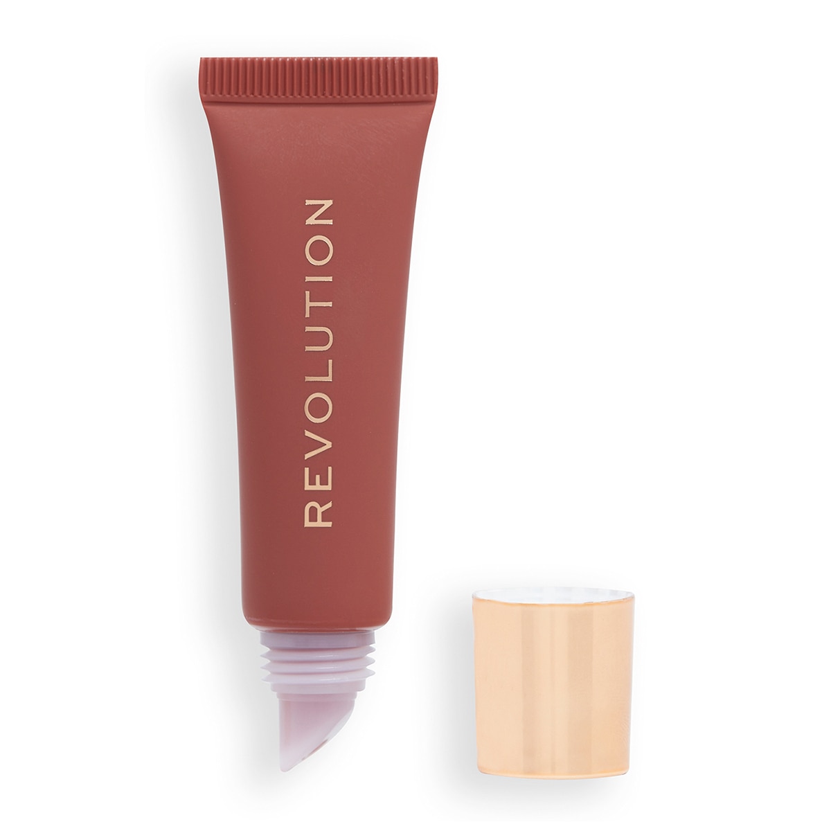  REVOLUTION REVOLUTION Revolution Juicy Peptide Lip Balm Nude Latte  1 of 4 