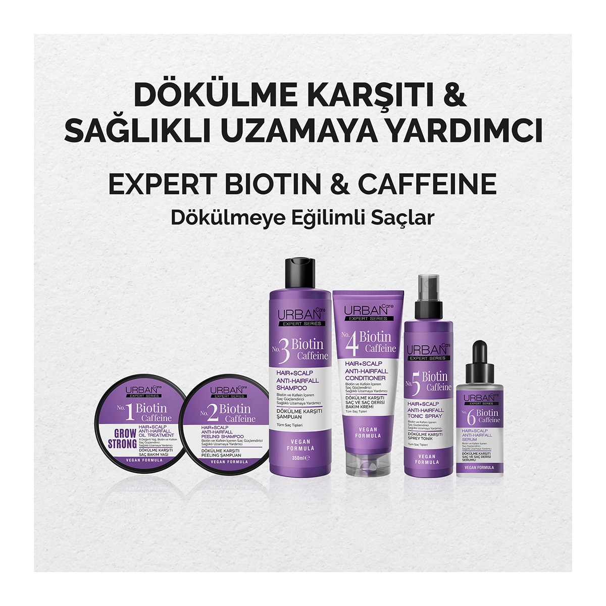  URBAN CARE URBAN CARE Urban Care Saç Serumu Expert Biotin&Caffein 50 ml  1 of 8 
