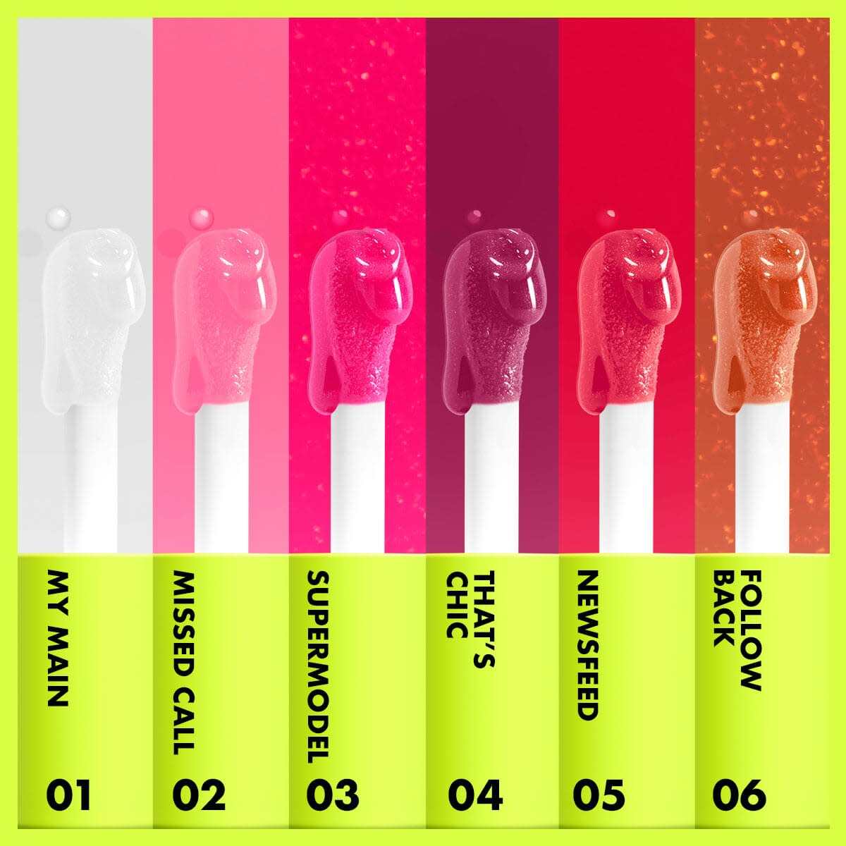  NYX NYX Nyx Professional Makeup Fat Oil Lip Drip Parlatıcı Dudak Yağı Supermodel  1 of 7 