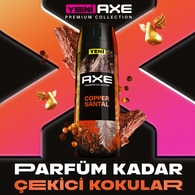 Axe Premium Collection Erkek Sprey Deodorant Copper Santal 72 Saat Ferahlık 150 ml