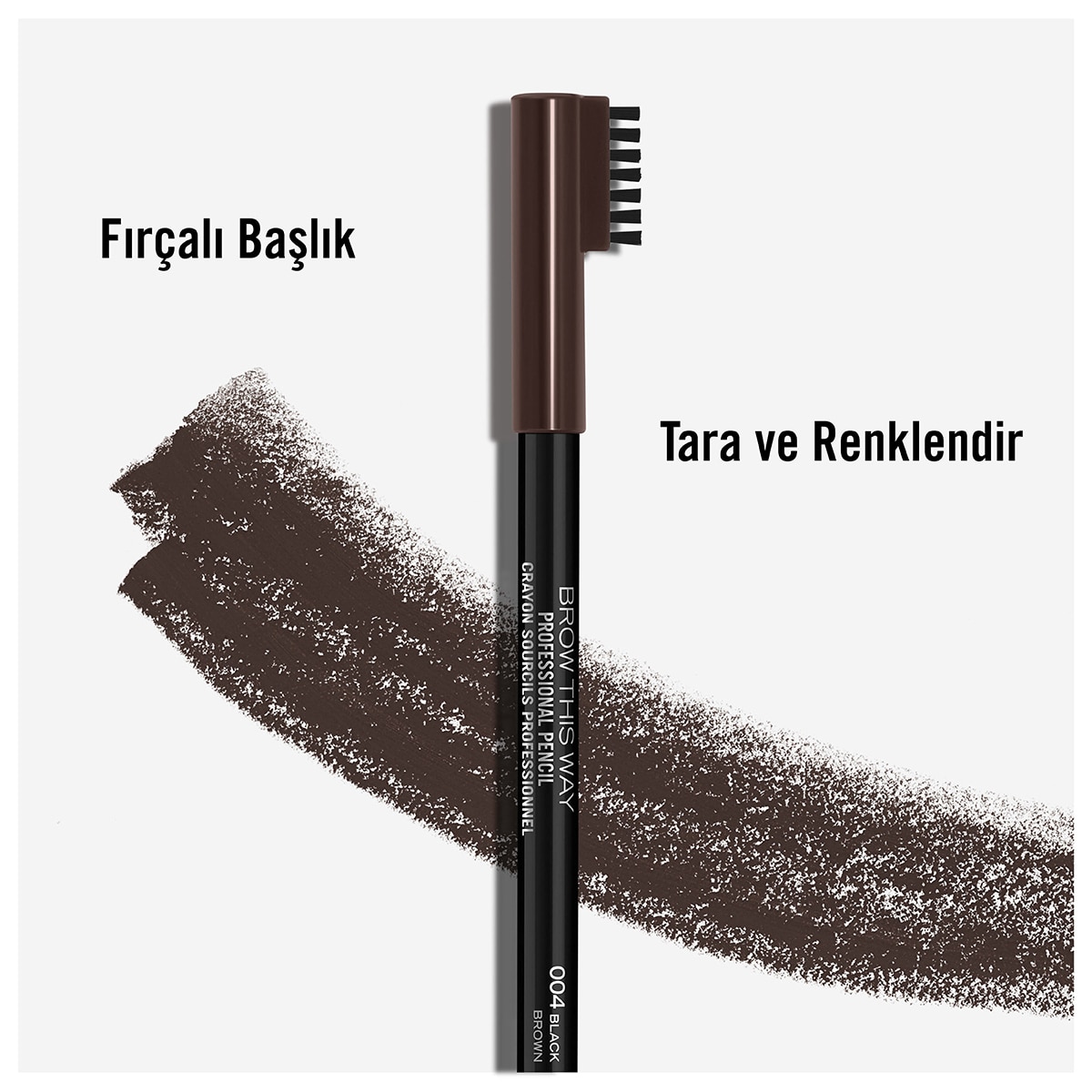 RIMMEL LONDON RIMMEL LONDON Rimmel London Professional Eyebrow Kaş Kalemi Siyah 1 of 6