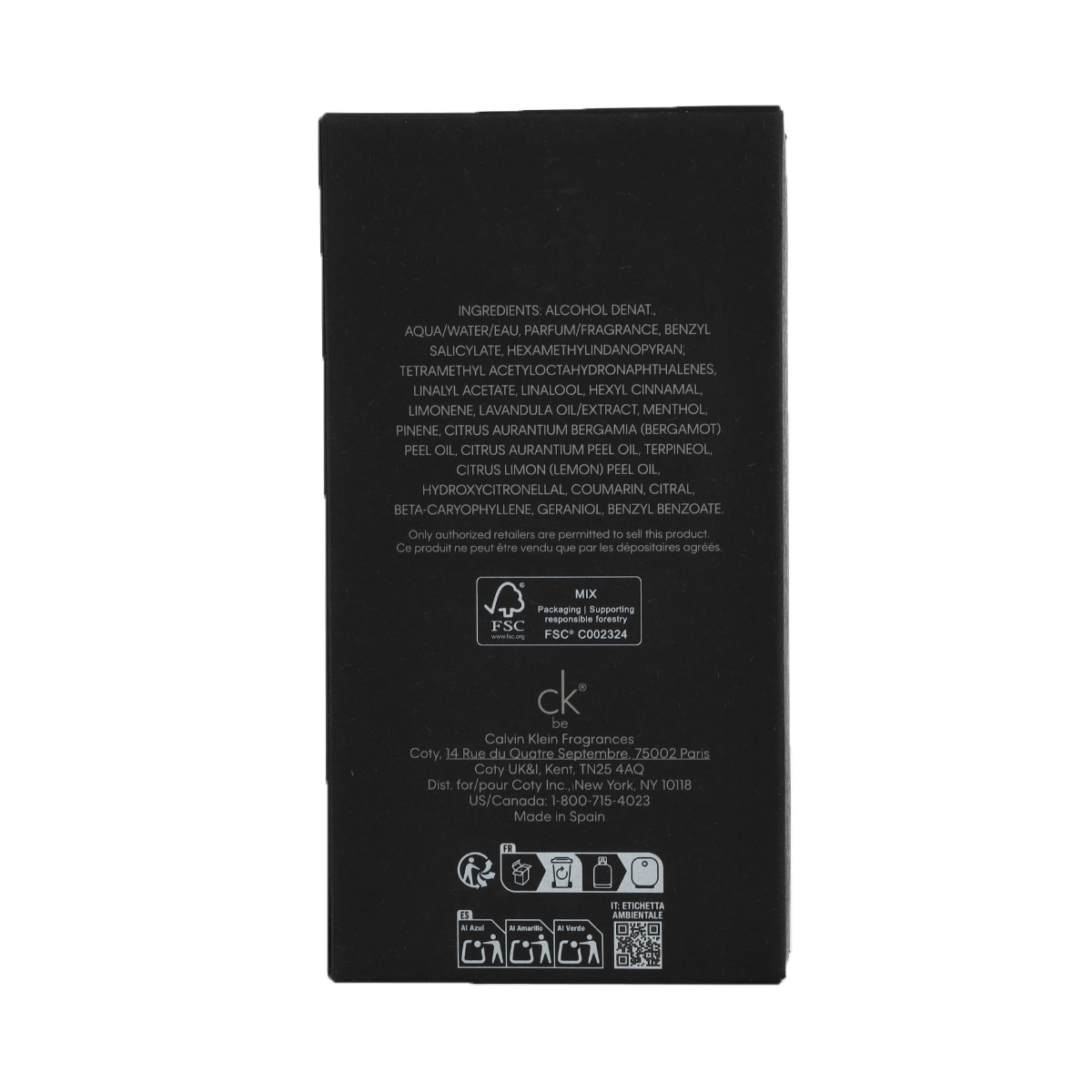 CALVIN KLEIN CALVIN KLEIN Calvin Klein Unisex Parfüm EDT 100 ml 1 of 8