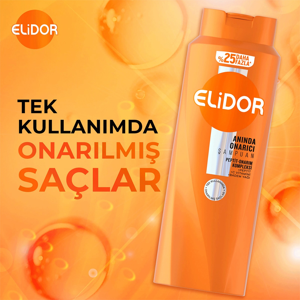  ELİDOR ELİDOR Elidor Şampuan Anında Onarıcı 500 ml  1 of 7 