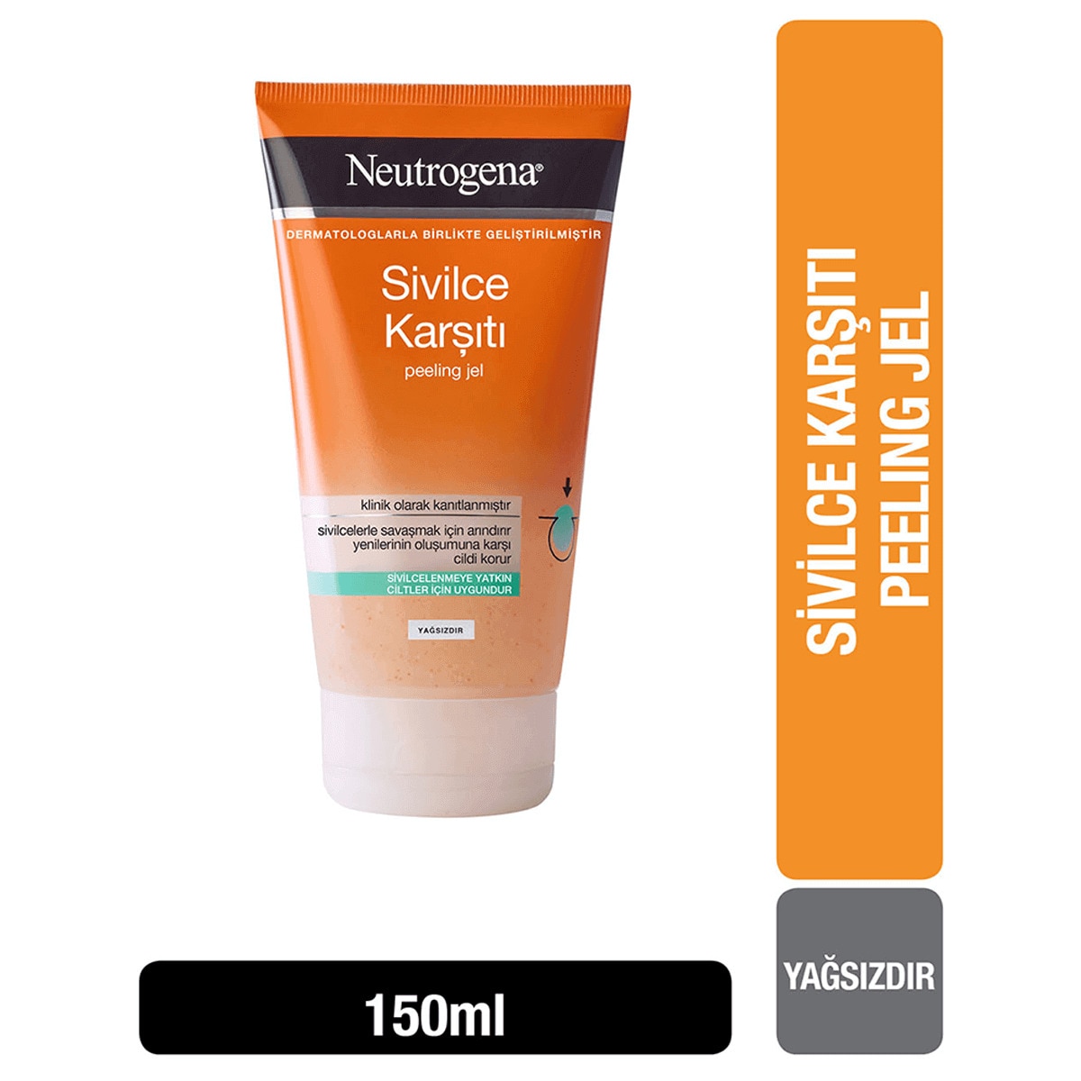  NEUTROGENA NEUTROGENA Neutrogena Sivilce Karşıtı Peeling Jel 150 ml  1 of 2 