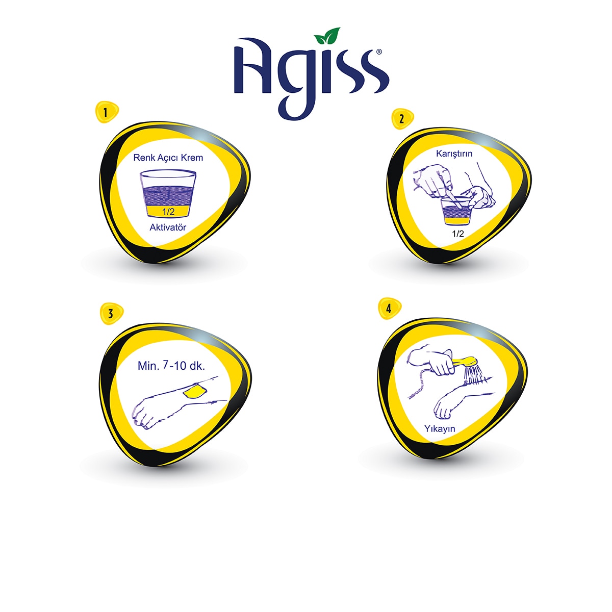  AGISS AGISS Agiss Tüy Sarartıcı Krem 70 ml + 35 ml  1 of 3 