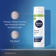  NIVEA FOR MEN NIVEA FOR MEN Nivea Men Tıraş Jeli Hassas 200 ml  1 of 8 