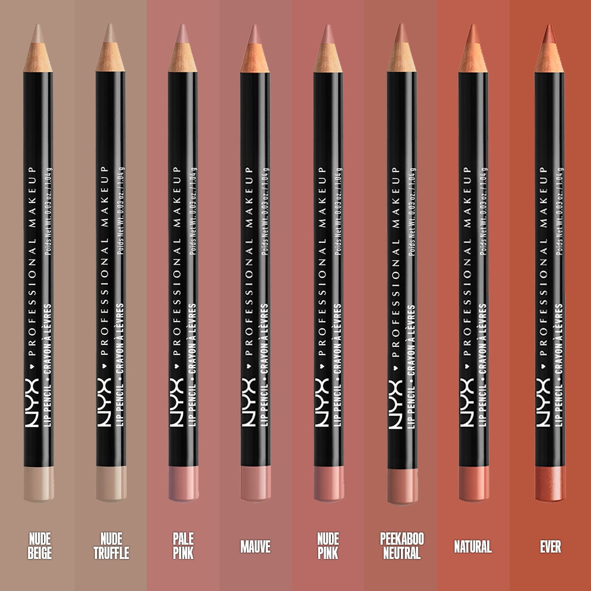 NYX NYX Nyx Professional Makeup Slim Lip Kalem Nude Beige 1 of 6