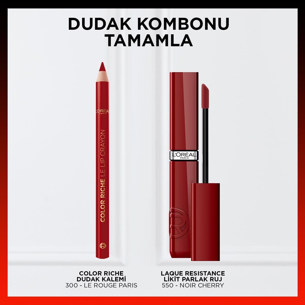  LOREAL PARIS LOREAL PARIS L'Oreal Paris Infaillible Laque Resistance Likit Parlak Ruj 550 Noir Cherry  1 of 10 