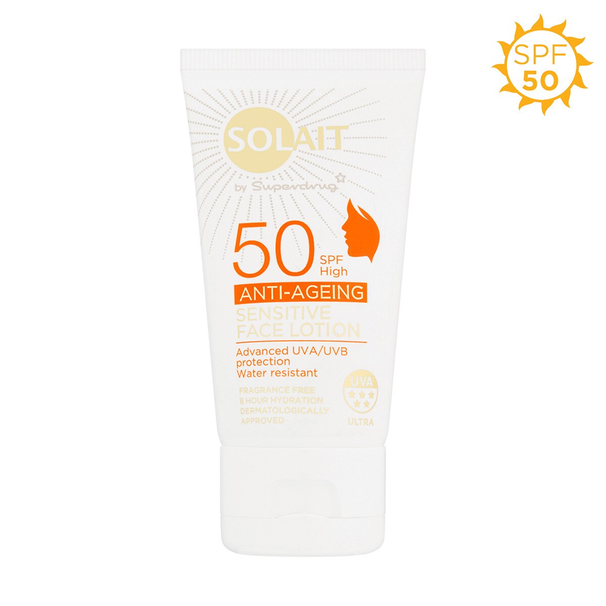  SOLAIT SOLAIT Solait Anti Age Spf 50 Güneş Kremi Hassas Ciltler 50 ml  1 of 1 Solait Anti Age Spf 50 Güneş Kremi Hassas Ciltler 50 ml