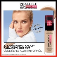 L'Oreal Paris Infaillible 32H Fresh Wear C Vitaminli Fondöten 220 Sand