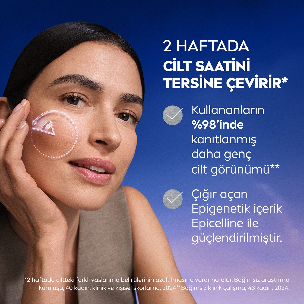  NIVEA VISAGE NIVEA VISAGE Nivea Cellular Epigenetics Rejuvenating Yaşlanma Karşıtı Cilt Serumu 30 ml  1 of 8 