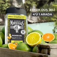  LE PETIT MARSEILLAIS LE PETIT MARSEILLAIS Le Petit Marseillais Yeşil Portakal & Limon Kabuğu Duş Jeli 400 ml  1 of 6 