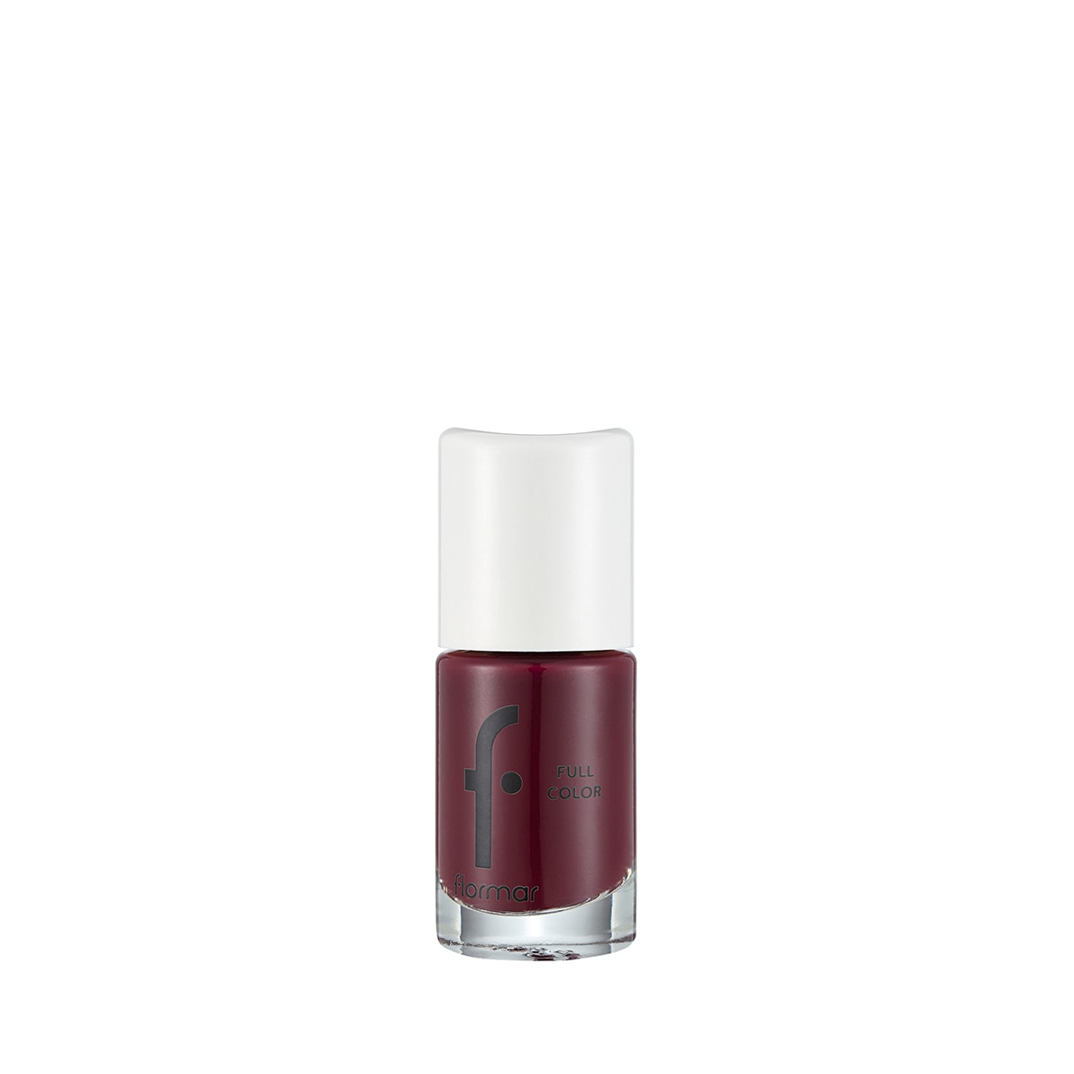 FLORMAR FLORMAR Flormar Full Color Yoğun Renk Veren Parlak Oje No: FC40 Royal Maroon 1 of 5