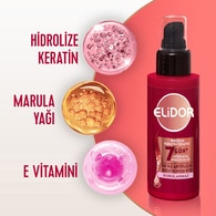 Elidor Isı İle Aktifleşen Keratin Bakım Kürü Brezilya Keratin Terapisi Hidrolize Keratin Marula Yağı E Vitamini 90 ml