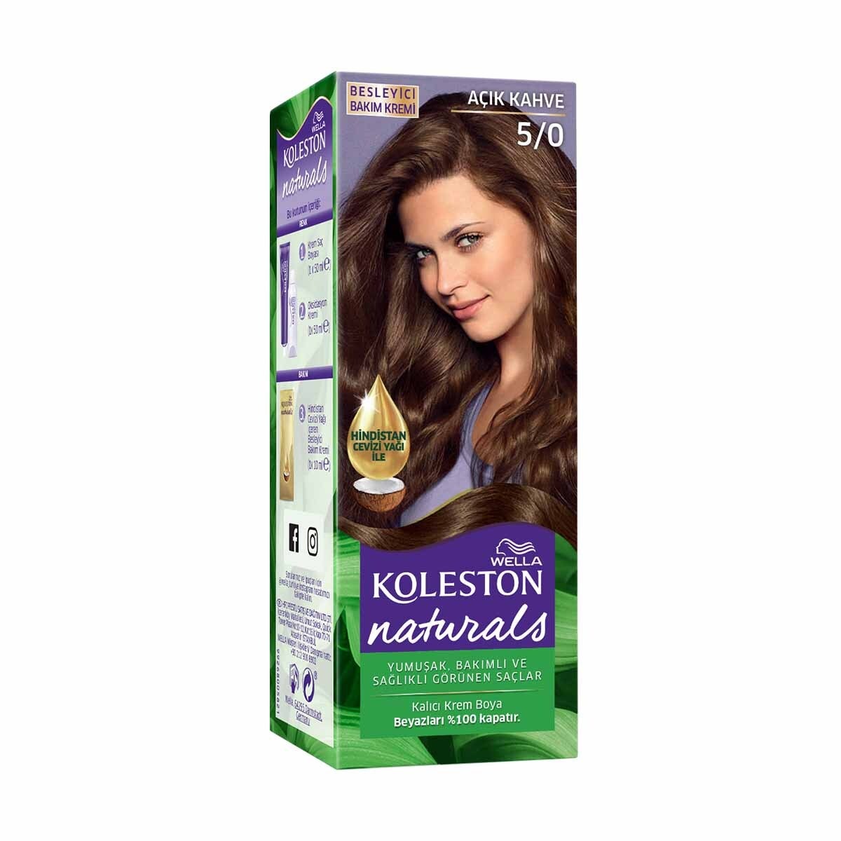 KOLESTON NATURALS KOLESTON NATURALS Wella Koleston Naturals Saç Boyası 5/0 1 of 7