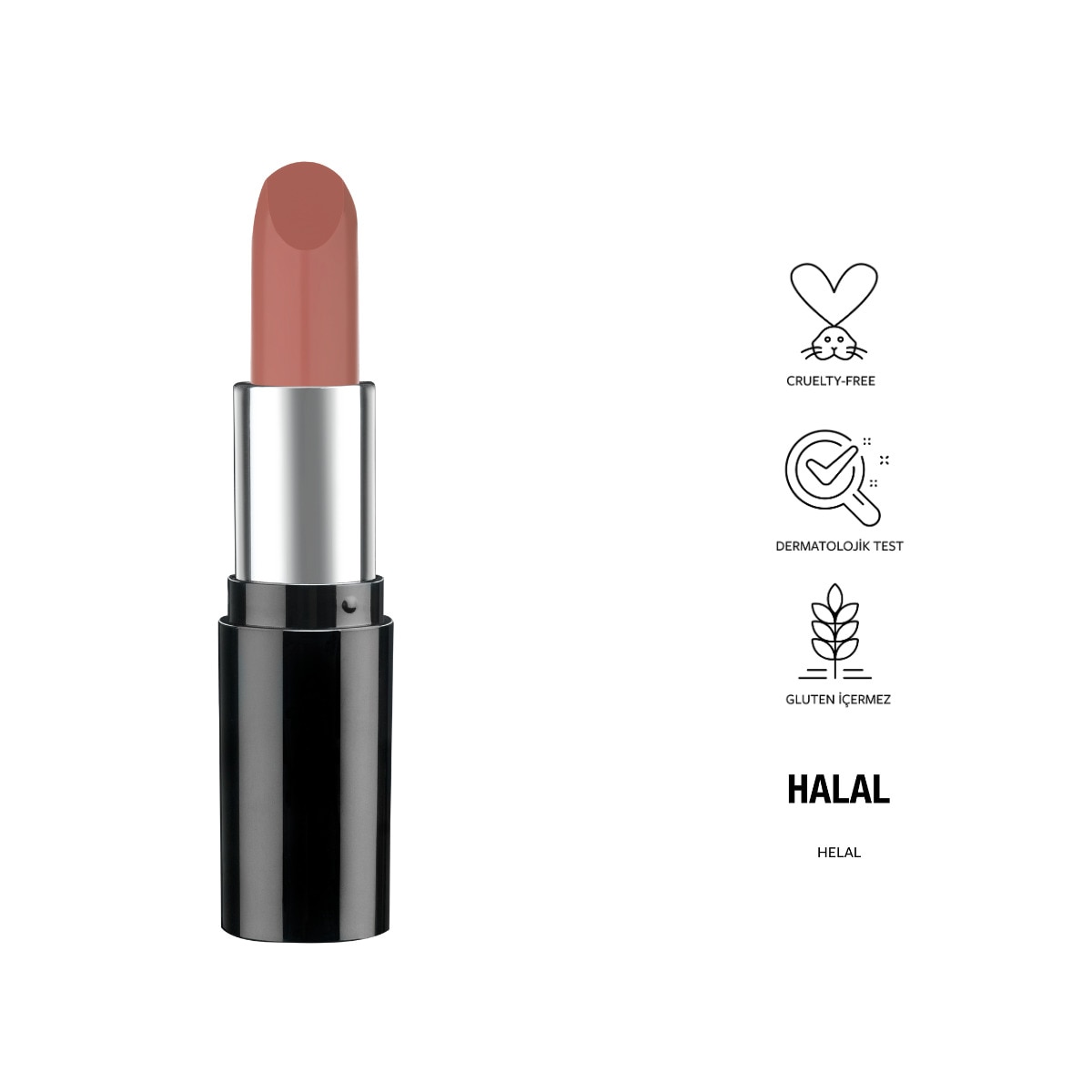  PASTEL PASTEL Pastel Nude Lipstick Nude Ruj 521  1 of 4 