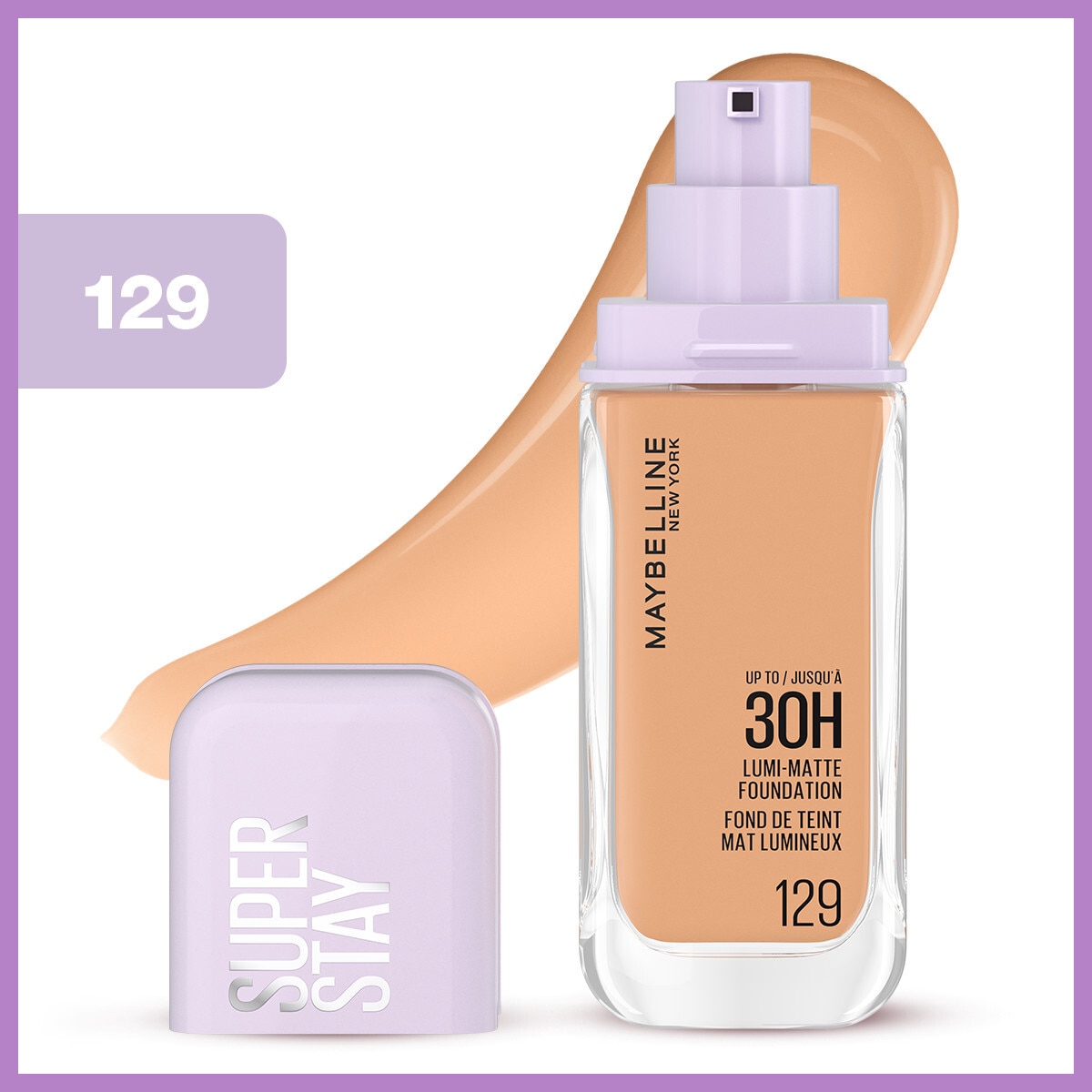  MAYBELLINE MAYBELLINE Maybelline New York Super Stay Lumi Matte Fondöten No: 129  1 of 6 