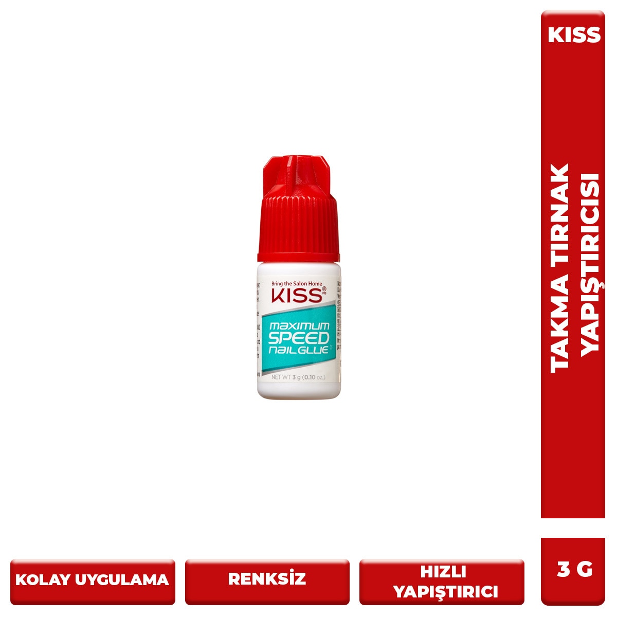 KISS KISS Kiss Maximum Speed Nail Glue Takma Tırnak Yapıştırıcısı 1 of 2