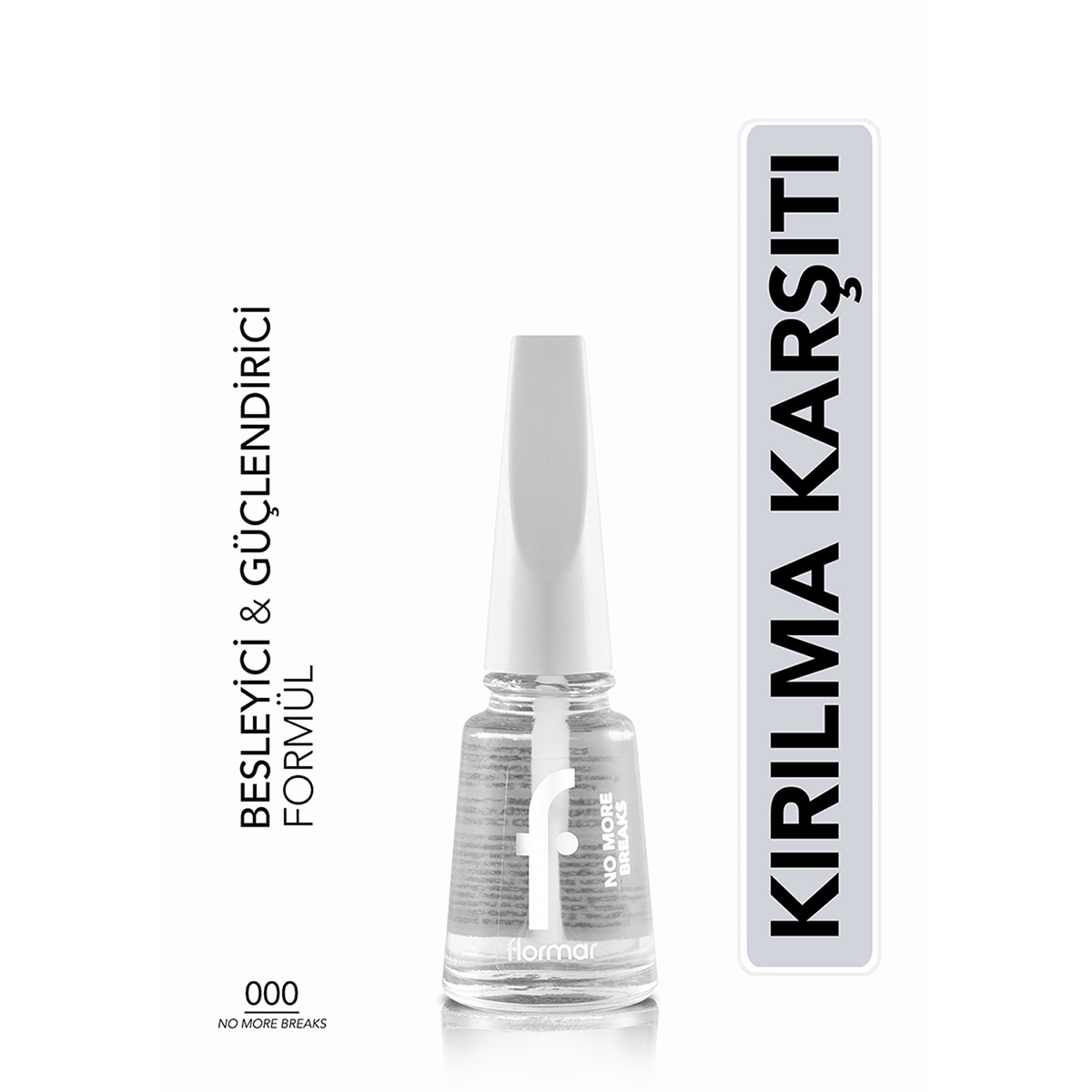 Flormar No More Breaks Kırılma Önlemeye Yardımcı Oje Bazı/Tırnak Cilası